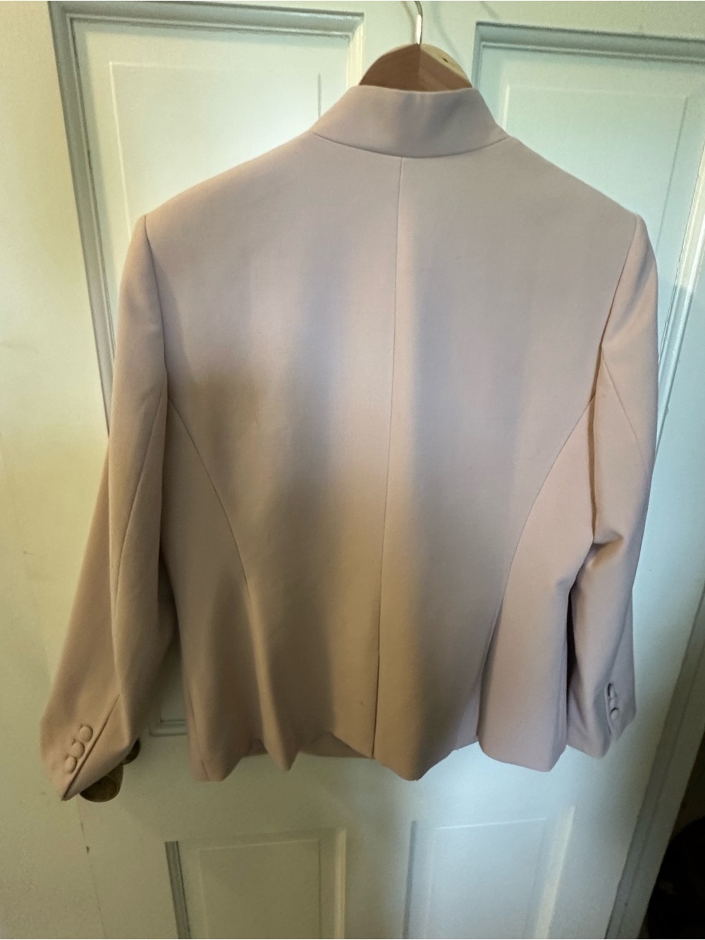 Tahari Women's Blush Double-Breasted Style Blazer, size 14 petite - Picture 4 of 5